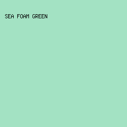 A3E2C3 - Sea Foam Green color image preview