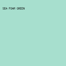 A7DFCE - Sea Foam Green color image preview
