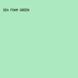ACE8C0 - Sea Foam Green color image preview
