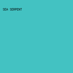 43c2c2 - Sea Serpent color image preview