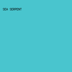 49C5CE - Sea Serpent color image preview