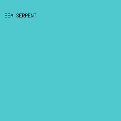 50C9CE - Sea Serpent color image preview