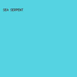 52d4e2 - Sea Serpent color image preview