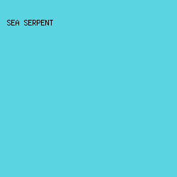 5AD4E1 - Sea Serpent color image preview