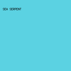 5BD2E2 - Sea Serpent color image preview