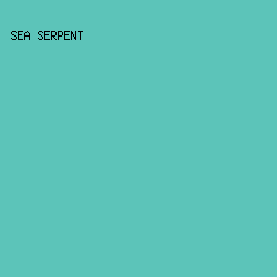5CC4B9 - Sea Serpent color image preview