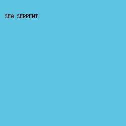 5CC4E1 - Sea Serpent color image preview