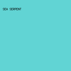 61D4D4 - Sea Serpent color image preview