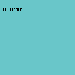 69C6C9 - Sea Serpent color image preview