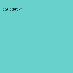 69D1CB - Sea Serpent color image preview