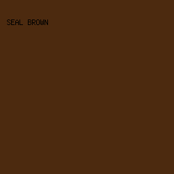 4C2A0F - Seal Brown color image preview