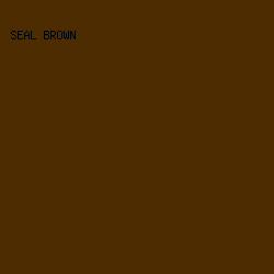4C2C00 - Seal Brown color image preview