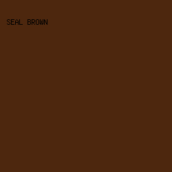 4D270E - Seal Brown color image preview
