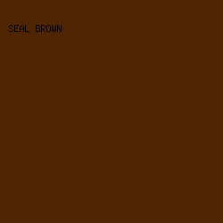 4F2400 - Seal Brown color image preview