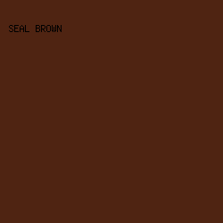 4F2412 - Seal Brown color image preview