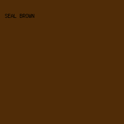 502C07 - Seal Brown color image preview