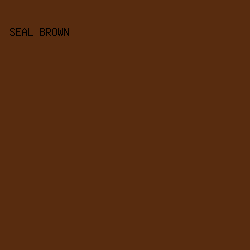 582C0F - Seal Brown color image preview