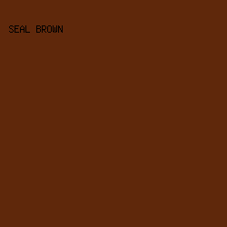 5F280B - Seal Brown color image preview