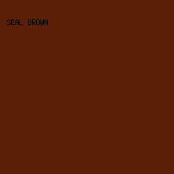 5b1f07 - Seal Brown color image preview