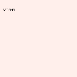 ffefeb - Seashell color image preview