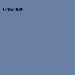 6B7EA4 - Shadow Blue color image preview