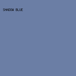 6B7EA5 - Shadow Blue color image preview