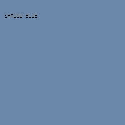 6B88AA - Shadow Blue color image preview