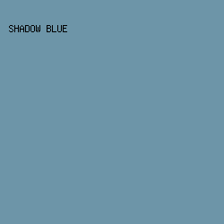 6D95A8 - Shadow Blue color image preview