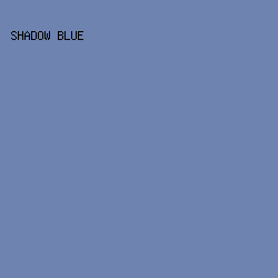6E83AF - Shadow Blue color image preview