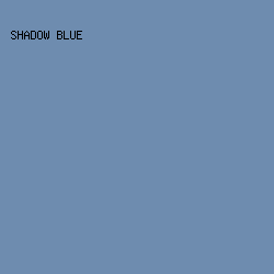 6E8CAF - Shadow Blue color image preview
