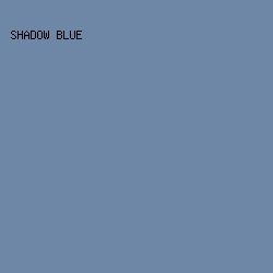 6F87A6 - Shadow Blue color image preview
