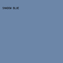 6c86a8 - Shadow Blue color image preview