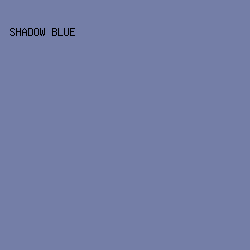 747ea7 - Shadow Blue color image preview