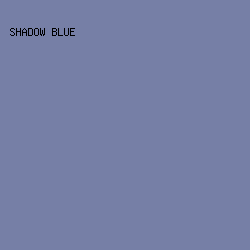 767FA6 - Shadow Blue color image preview
