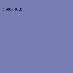 777eb3 - Shadow Blue color image preview