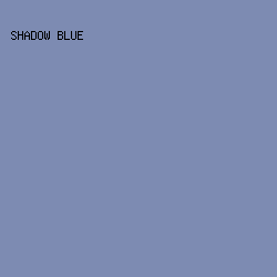 7D8BB2 - Shadow Blue color image preview
