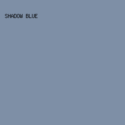 7E8FA6 - Shadow Blue color image preview