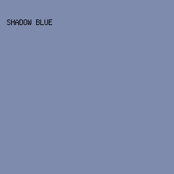 7F8BAD - Shadow Blue color image preview