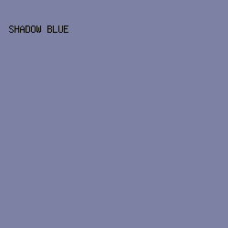 7d81a3 - Shadow Blue color image preview