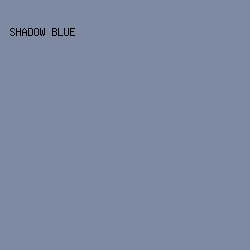 7e8aa2 - Shadow Blue color image preview