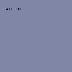 8087A6 - Shadow Blue color image preview
