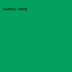 02a15f - Shamrock Green color image preview