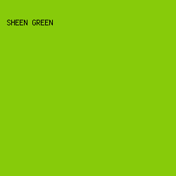 87cb0a - Sheen Green color image preview