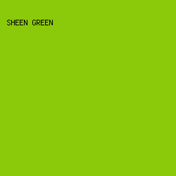 8bc90b - Sheen Green color image preview