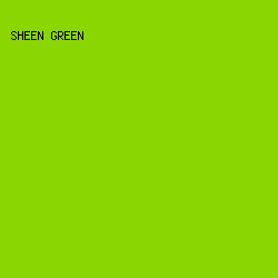 8bd500 - Sheen Green color image preview
