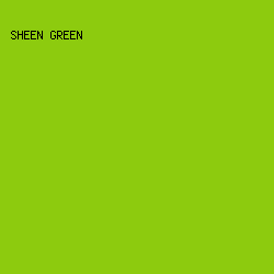 8dcb0e - Sheen Green color image preview