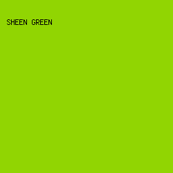 91d502 - Sheen Green color image preview