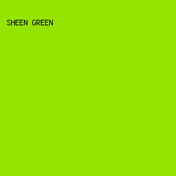 94e400 - Sheen Green color image preview
