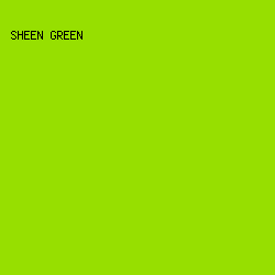 97DF00 - Sheen Green color image preview