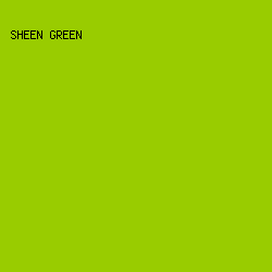 99cc00 - Sheen Green color image preview